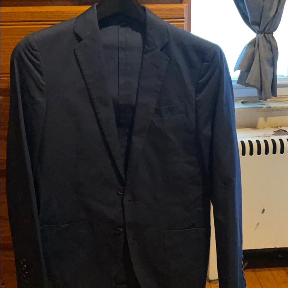 J. Crew Unlined Cotton Blazer